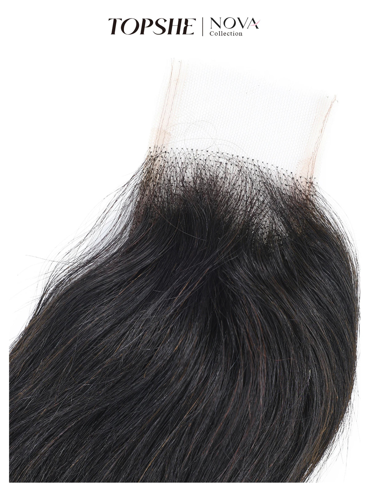 TOPSHE 100% Human Hair Topper 14" Body Wave Swiss Lace Base Clip in Toupee for Women Thinning Hair Loss Volume Natural Black