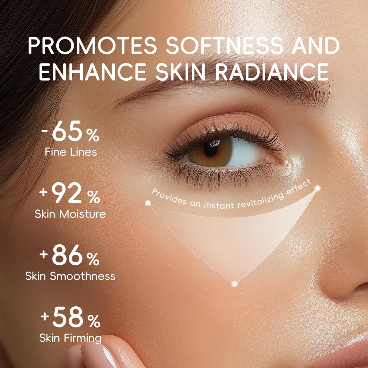 LAIKOU Milk Radiance Eye Mask 50 Pieces 70g Firming Nourishing Hydrating Collagen Under Eye Patches