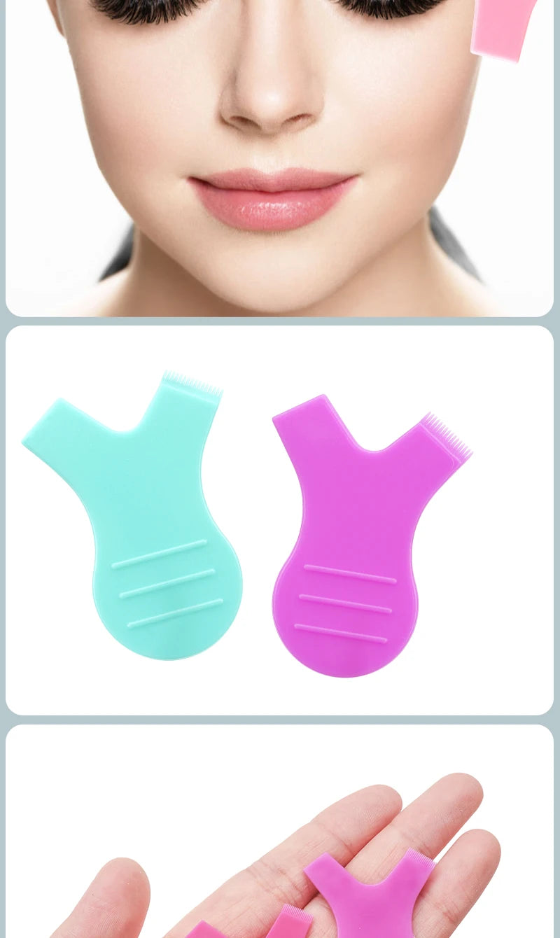 10/20 Pcs Reuseable Plastic Eyelash Brush Cleaning Y Shape Grafted lashes Mascara Brushes Eyelash Extension women Makeup Tools
