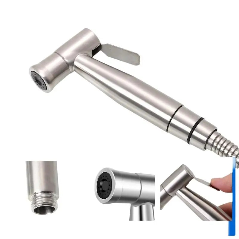 Hot Portable Pressurized Handheld Sprayer Nozzle For Feminine Hygiene Care & Toilet Washing Cleaning Bathroom Accessory