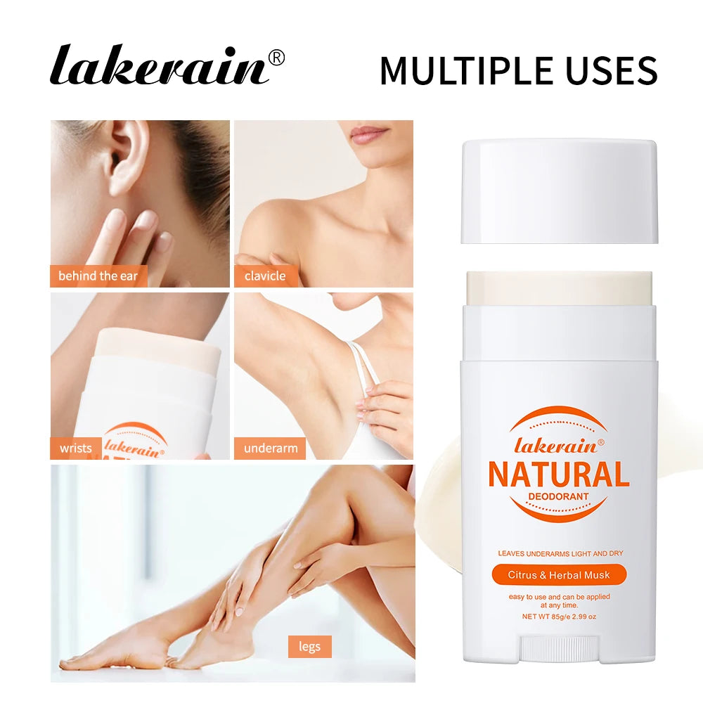 Natural Deodorant Long-lasting Fragrance Eliminate Odors Natural Plant Components Smells Fresh Fragrant Deodorant For Men Women