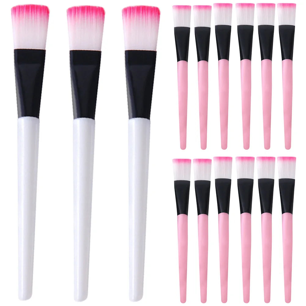 10PCS Facial Fan Mask Brushes Face Mask Applicator Tool Makeup Brushes For Esthetician Women DIY Facial Mask Cosmetic Tools