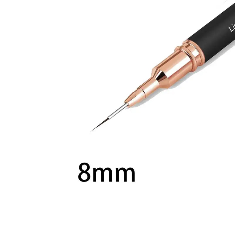 5-25mm Leopard Print Nail Art Brushes Double HeadLiner Brush Striping Drawing Painting Nail Design Brushes Manicure Thin Details