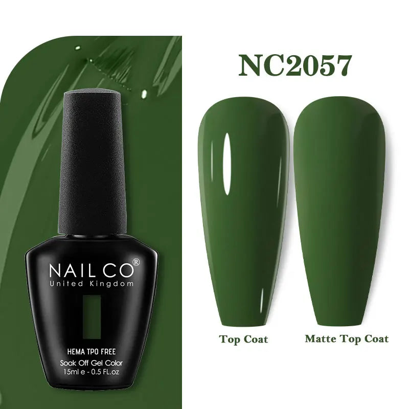NAILCO 15ml TPO-Free Nail Gel Polish Vernis Semi Permanent Nails Art Manicure Design Hybrid Remover Gel Top Coat Ongle Gel UV