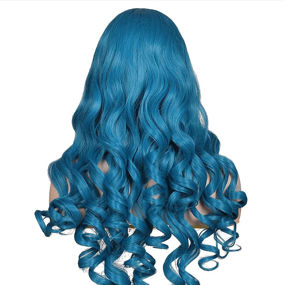 HAIRJOY Women Synthetic Hair  Long Curly Cosplay Wig  Halloween Wigs for Party  with 2 Ponytails