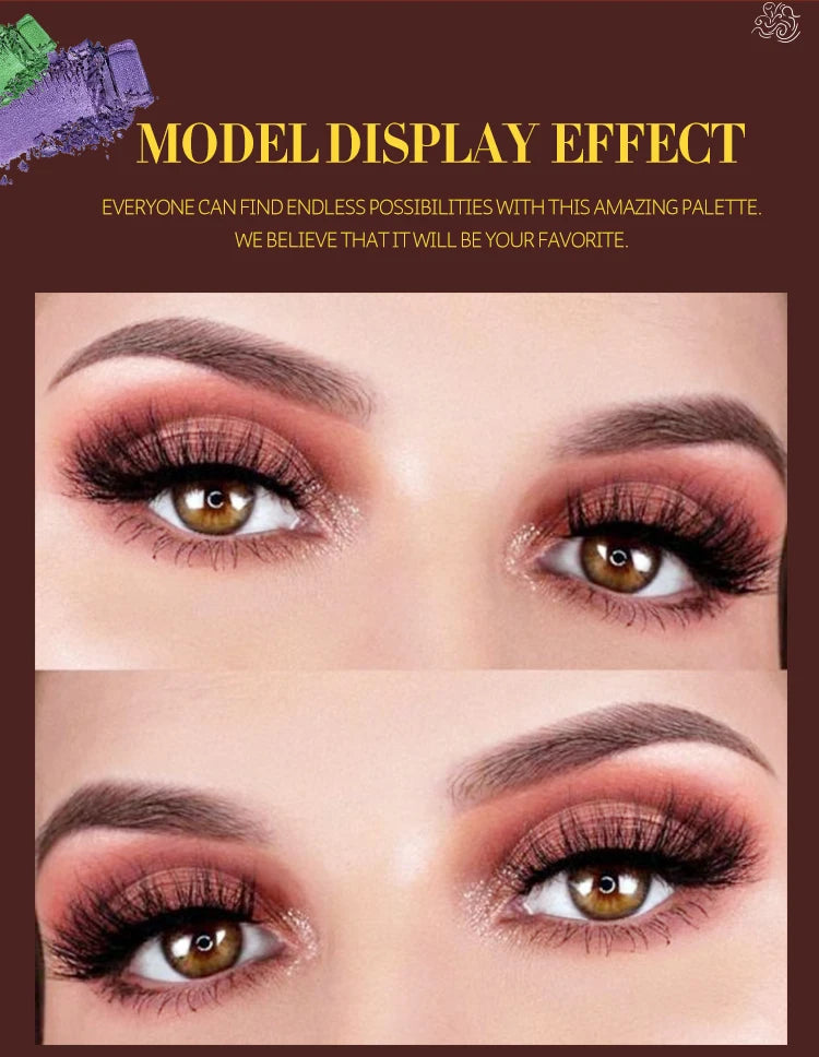 65-Color Eyeshadow Palette Makeup-High Pigmented Eye make up Tool Matte Glitter Finishes for Festival Christmas Cosmetics makeup