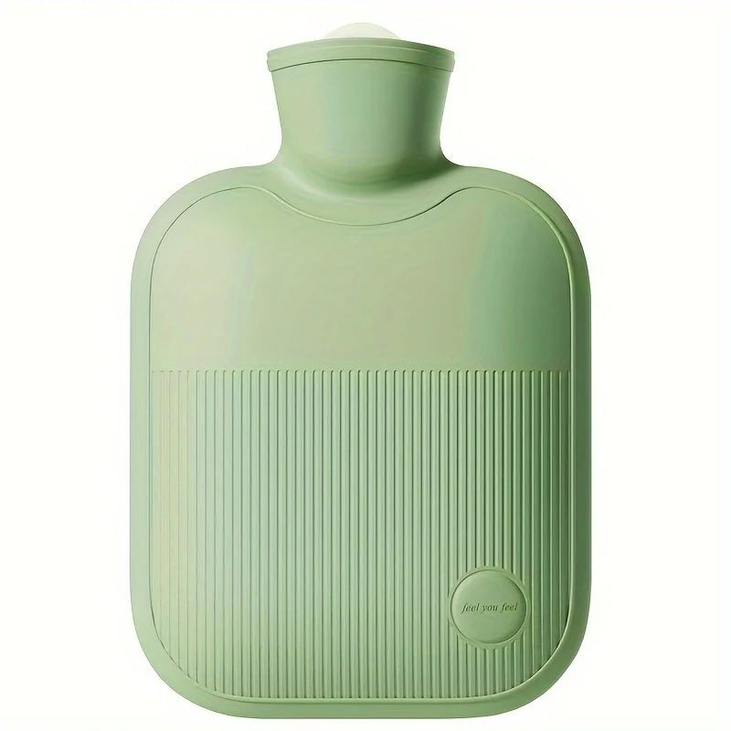 Cozy & Durable Hot Water Bottle With Soft Cloth Cover-1000ml Explosion-Proof,Non-Slip Grip for Perfect for Menstrual Pain Relief