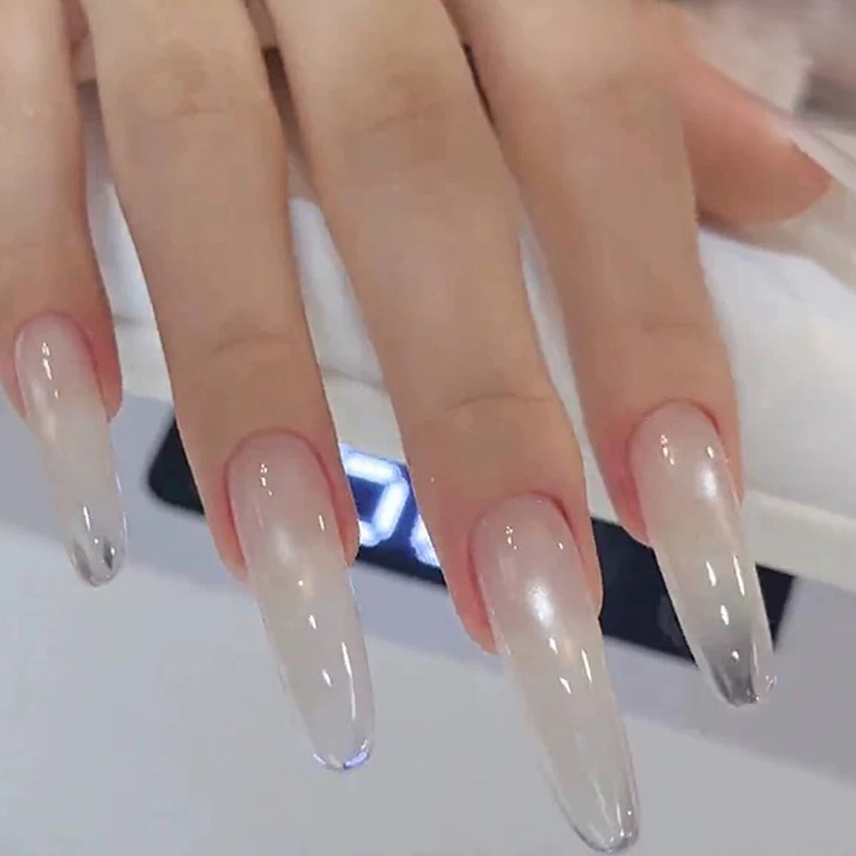 MN 12ML Autumn And Winter Ice Transparent Jelly Boiled Water Cat Eye Gel Nail Polish Perfect For Christmas Halloween White Nail