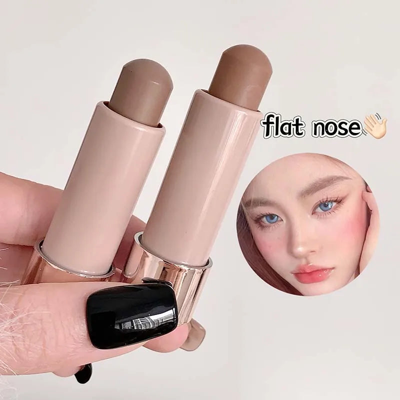 Moisturizing Silky Three-dimensional Contour Stick Lasting Natural Matte Single Color Suitable for Nose Shadow Makeup Contour