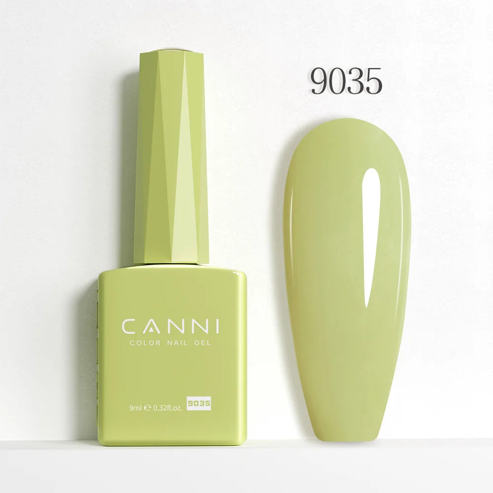 CANNI Hema Free Nail Gel Polish Christmas Red Color Collection Semi Permanent Nail Dehydrator Primer 9ml French Gorgeous Color