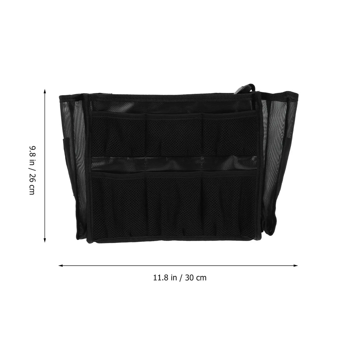 Storage Makeup Organizer Holder Brush Travel Halloween Christmas Makeup Artist Belt Bag Black Mesh Makeup Bag Content Creator