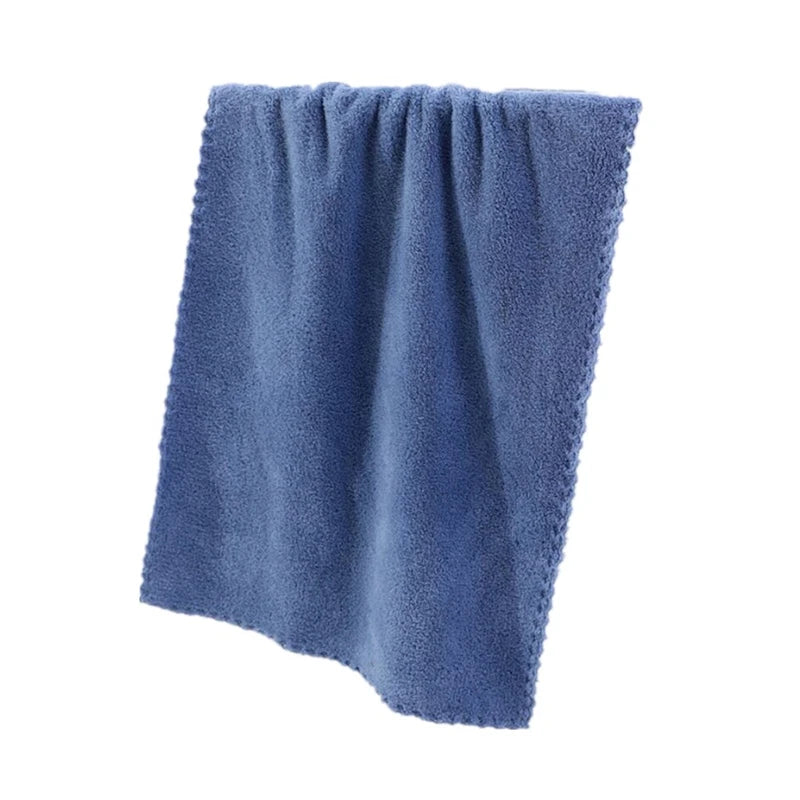 Soft Towel Bath Washing Cleaning Swimming Bathing Tools Dry Hair Water Absorbent Double-Sided Coral Velvet Microfiber Towel