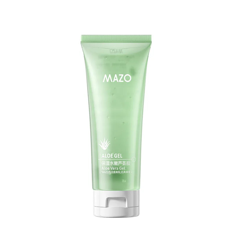 Aloe Gel Moisturizing Scrub Free Facial Mask Night Repairing Face Cream Control Oil Shrink Pores Repair After Sun Exposure
