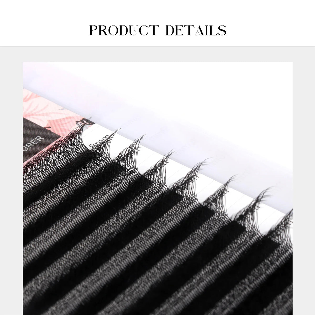 Befer Cilios YY/3D/4D/5D/6D W Shaped Fake Eyelashes Extension Technologic Fiber High Quality Soft Natural Professional