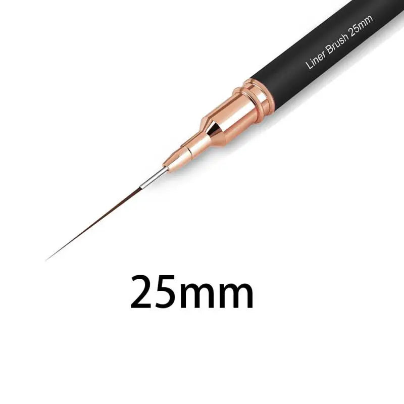 5-25mm Leopard Print Nail Art Brushes Double HeadLiner Brush Striping Drawing Painting Nail Design Brushes Manicure Thin Details