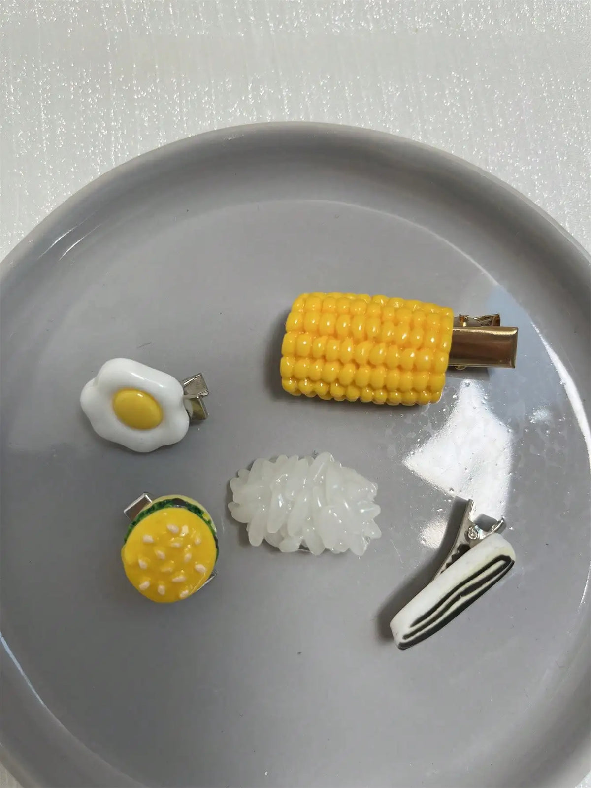 Funny Novelty Hair Pin For Baby Girl Hair Accessories Simulation Food Sunflower Seeds Egg Pinches For Hair Girl Hair Hooks Clips