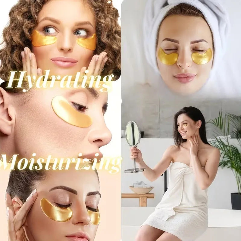 120pcs of Collagen and Vitamin C Eye Mask, Powerful Moisturizing, Instant Lift & 24-hour, Making Eye Skin More Delicate And Firm, Giving Eye Skin Luster, Bidding Farewell to Dryness And Dullness, Eye Care, Vitamin C Eye Mask