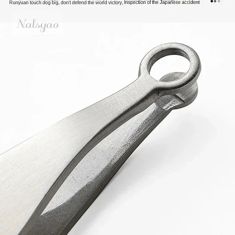 Universal Stainless Steel Nose Hair Trimming Tweezers Eyebrow Facial Hair Cut Scissors Manicure Trimmer Tool