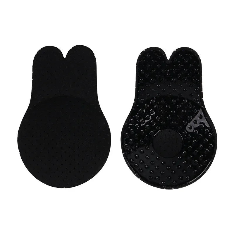 Women Breast Lifting Stickers Push Up Bras Silicone Invisible Chest Strapless Breast Rabbit Lift Up Tape Nipple Cover Bra Pads