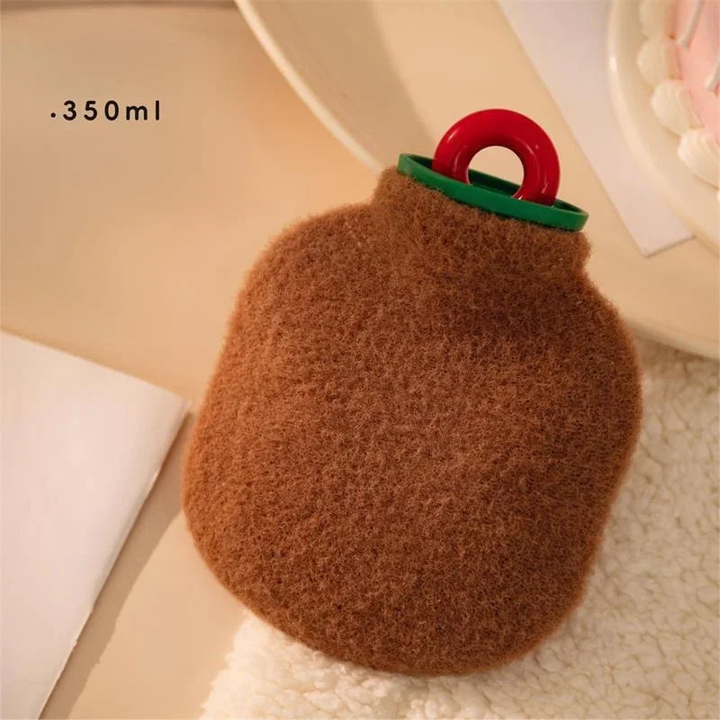 350/800ML Hot Water Bottles Bag Water-filling Hot-water Bag for Female Warm Belly Hands and Feet Keep Hand Warmer Hot WaterBag