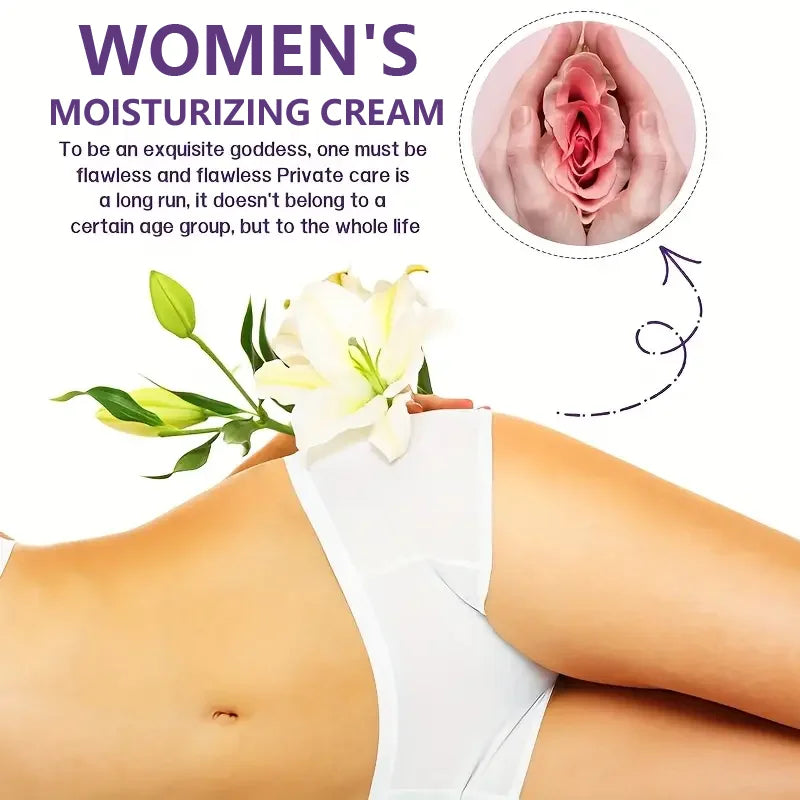 60g Female Intimate Cream - Moisturizing and deodorizing, smooth application, women's happiness and health, high-end beauty, sel