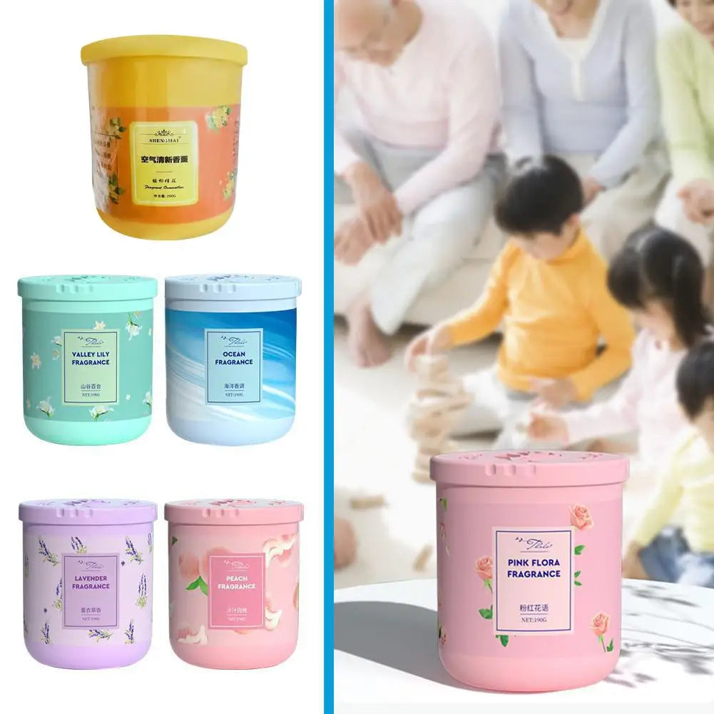 Home air freshener Organic Cans Odor Eliminator Essential Long-Lasting Strong Fragrance For Hotel bedroom toilet wardrobe 190g
