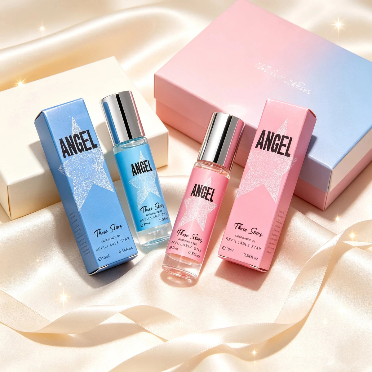 10ml  Jasmine Peach Angel These Stars Pheromone Oil - Fruity Aroma Perfume Oil, Long Lasting Fragrance Body Perfume Dating