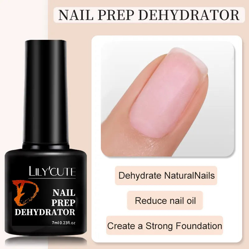 LILYCUTE 7ml Top Coat Function Gel Nail Polish Semi-permanent Soak off Reinforcement Base Gel For Nails Tools Gel Varnish