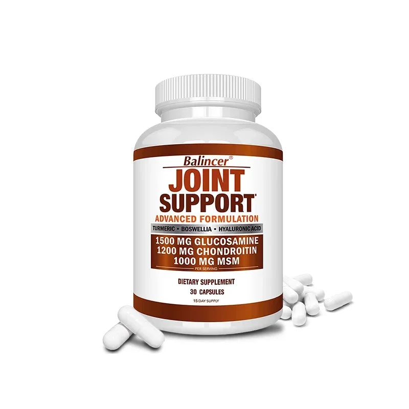 Glucosamine Chondroitin MSM Turmeric Boswellia - Joint Health and Joint Function Support - Glucosamine Sulfate Mobility Formula