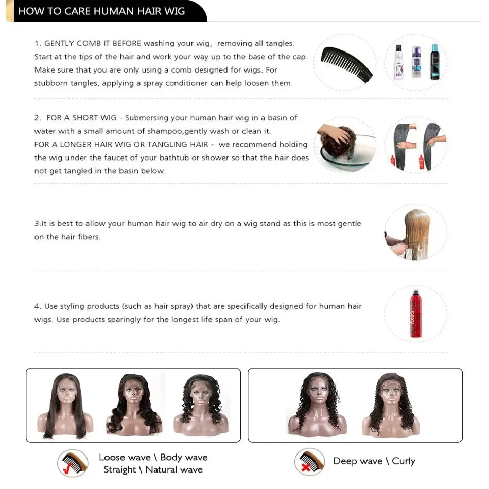 HD 360 Full Lace Wig with Invisible Strap Human Hair 250% Density Body Wave Lace Front Wig HD 360 Lace Frontal Wig Human Hair