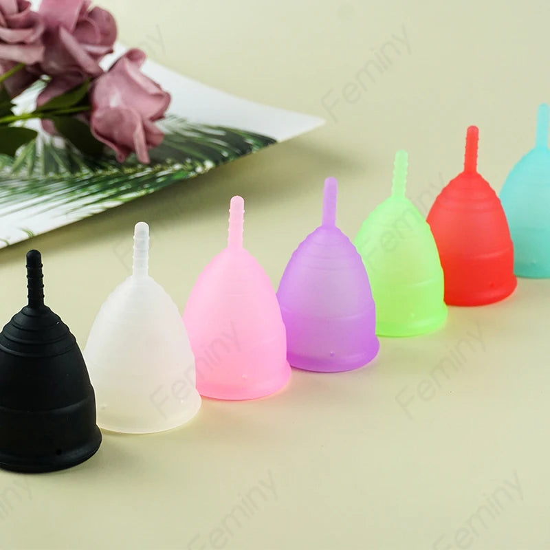 Period Menstrual Bowls For Menstruation Antispill Medical Grade Menstrual Cups Medical Silicone Women's Menstrual Collector
