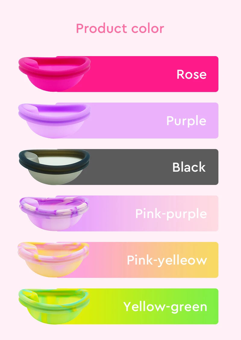 10pcs Flat Menstrual Cups Medical Silicone Period Disk Menstruation Collector Menstrual Disc Reusable Disco Femenino