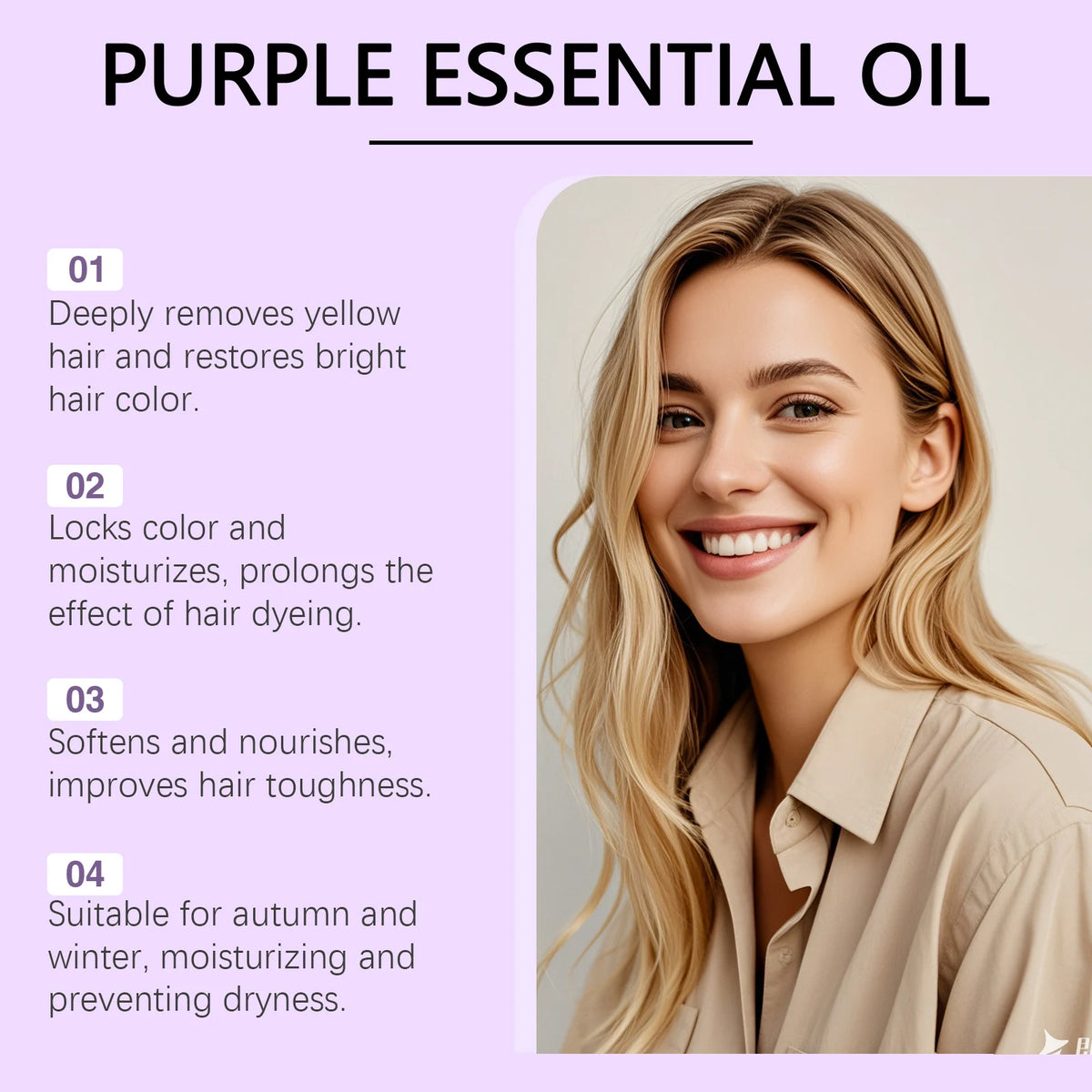 Hair Oil Treatment For Dry Damaged Frizz Hair Smooth Shine Split Ends Repair Moisturizer Nourishing Serum Leave-in Conditioner
