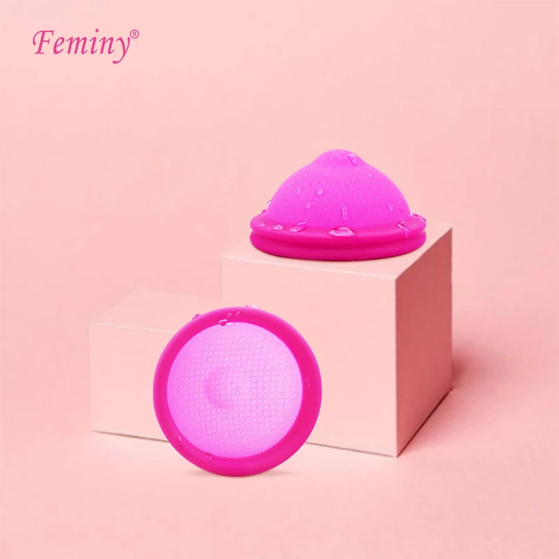 20pcs Women's Menstrual Collector Medical Grade Silicone Certified Menstruation Period Disco Menstrual Monthly Cup Alternative