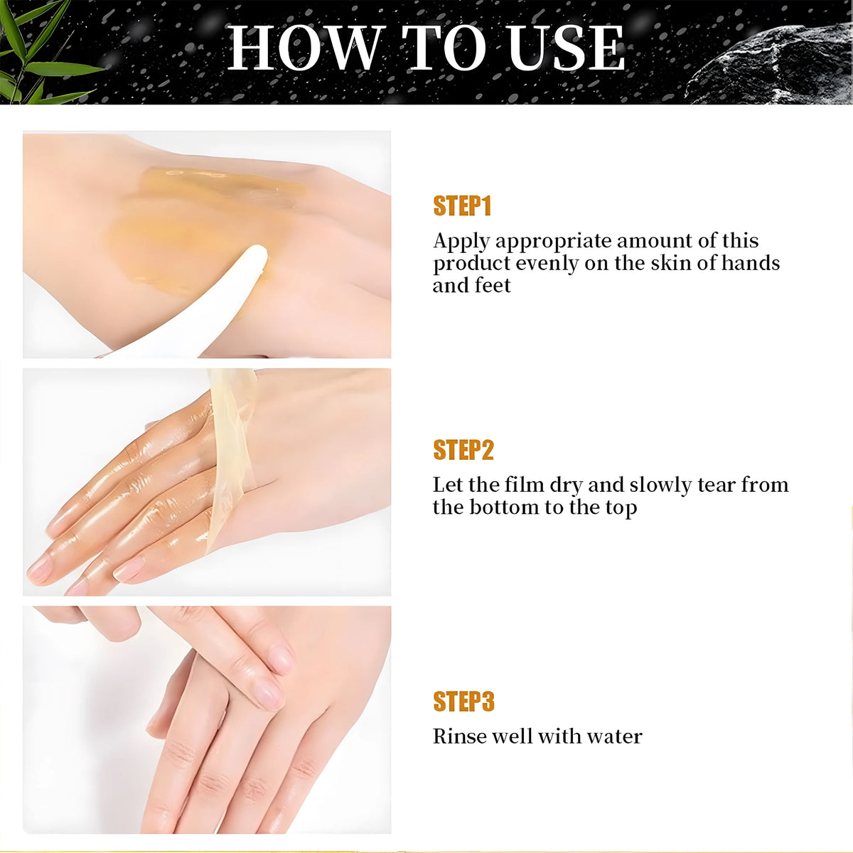 1/3/5/10 Pcs Vitamin C Turmeric Hand and Foot Skin Mask Moisturizing Exfoliating Hand Wax Cream Exfoliating Foot Skin Care