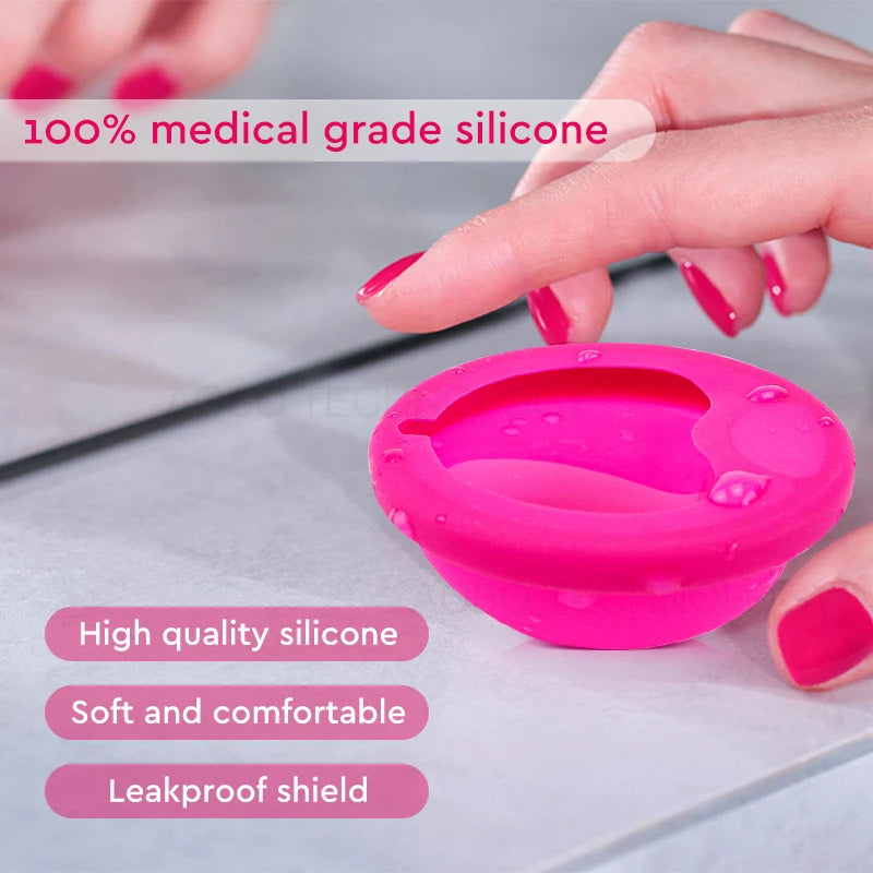 Menstrual Disc Menstrual Cup Set With Electric Sterilizer Storage Case Medical Silicone Period Female Health Care Products