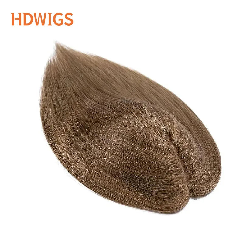 Silk Top Base Women Toupee Human Hair Wigs Straight Swiss Lace Toppers for Women Natural Human Hair Wig Silk Base Human Hairline
