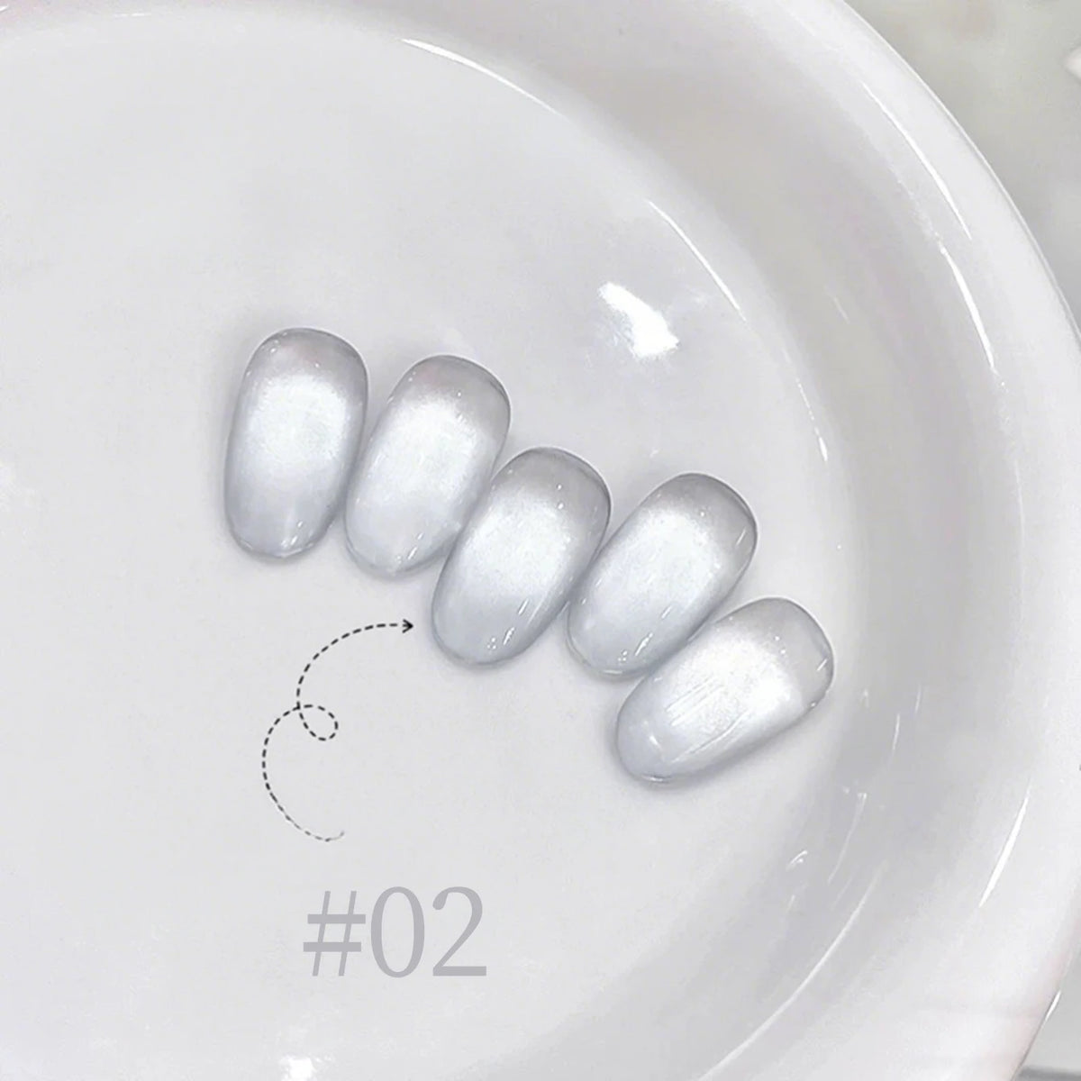 MN 12ML Autumn And Winter Ice Transparent Jelly Boiled Water Cat Eye Gel Nail Polish Perfect For Christmas Halloween White Nail