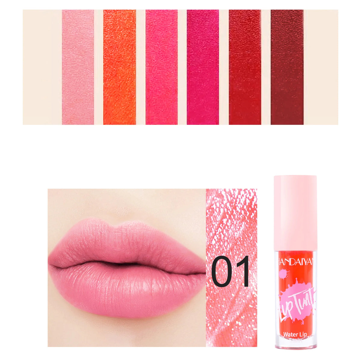 Glossy Multi Use Lip Stain 6 Colors Long Lasting Cheek Tint Moisturizing Blush Makeup Cosmetic Lip Gloss Dye