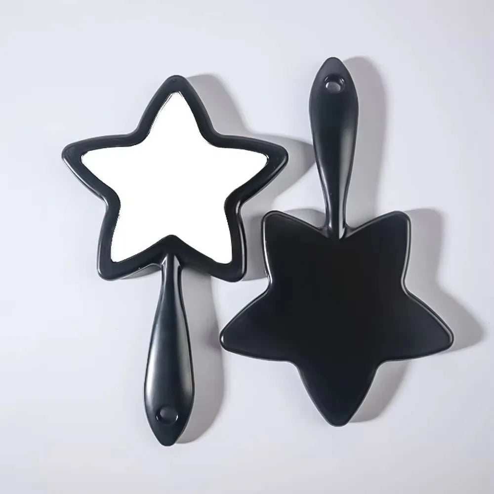 New Single-sided Handheld Mirror High-definition Portable Make-up Mirror Hanging Hole Wall Mountable Dental Mirrors Gift