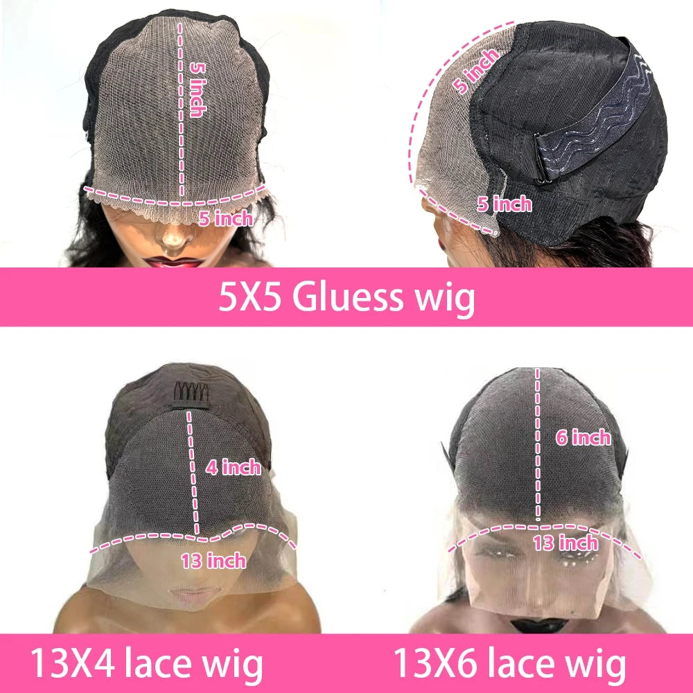 Body Wave Human Hair Wigs 13x6 Hd Transparent Lace Frontal Brazilian Hair 30 40 Inch Wet And Wavy 13x4 Lace Front Human Hair Wig