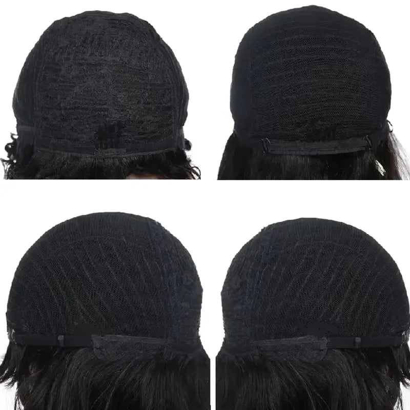 Body Wave Wigs With Bangs Put on go Wigs Human Hair 26inch Glueless Human Hair Wigs Natural Wave Bang Wigs Beginner Friendly