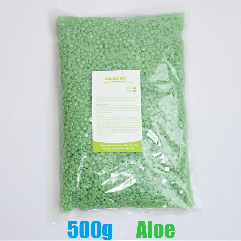 2026 1000g/500g/50g Wax Beans for Hair Removal Fast Painless Body Bikini Wax for Heater Machine Use in Beauty Salons And Home