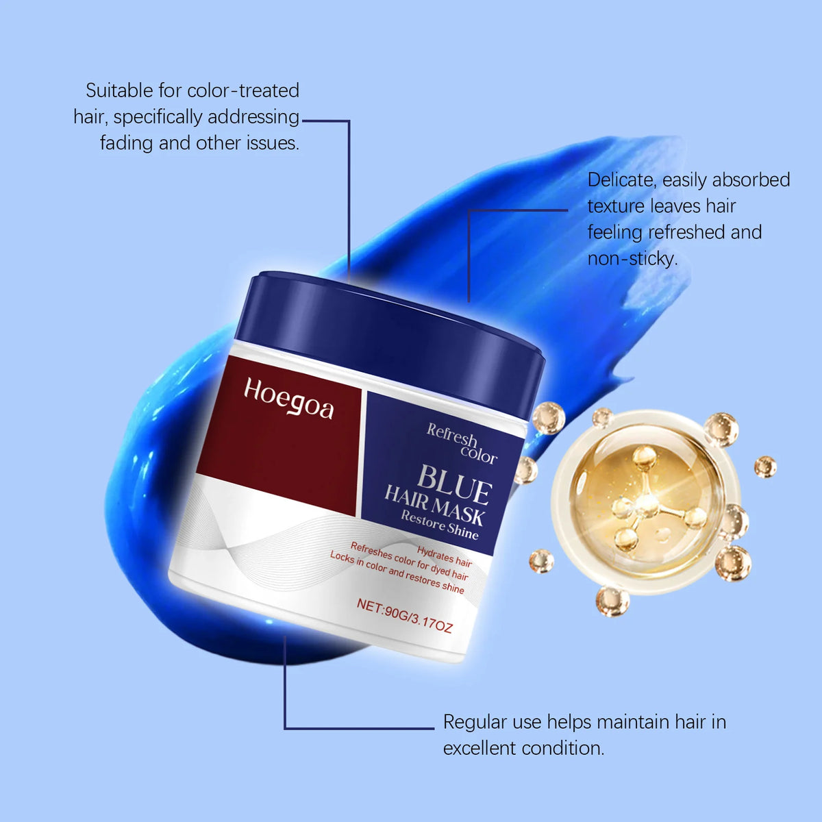 Color Boosting Conditioner Neutralizes Brass Yellow Tones Fade After Bleach Hair Dye Color Depositing Hair Mask For Red Brown