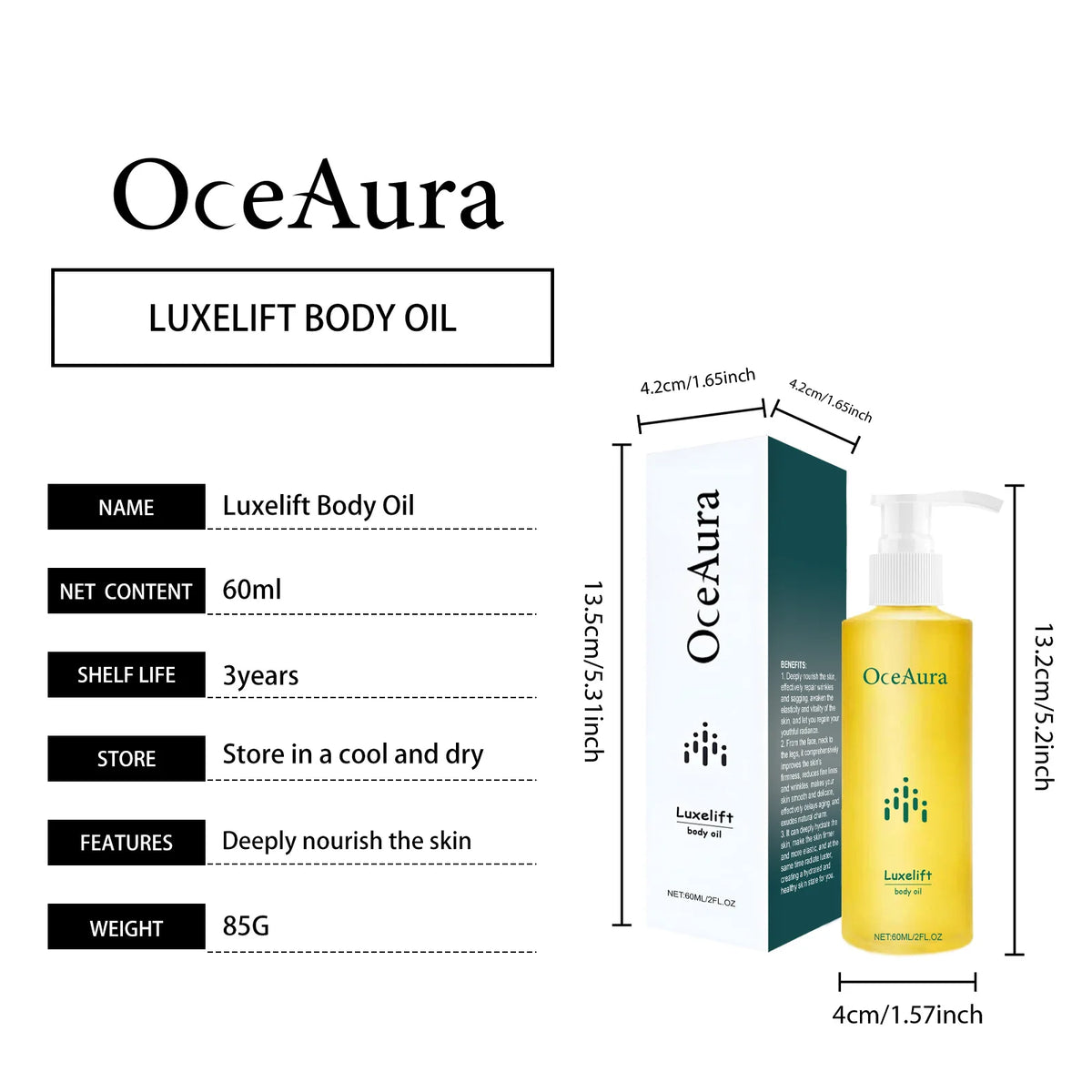 Body Firming Oil Moisturizing Lifting Improve Dry Rough Dullness Smooth Nourishing Brightening Tightening Massage Body Care Oil