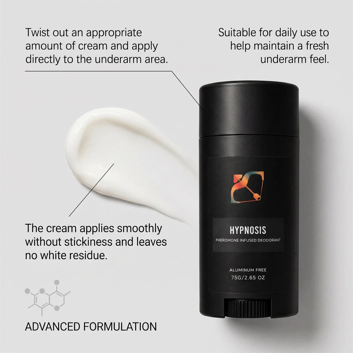 Men Deodorant Stick Long Lasting Fresh Moisture Absorbing Smooth Apply Reduce Stickiness Mild Non Irritating Underarm Deodorant