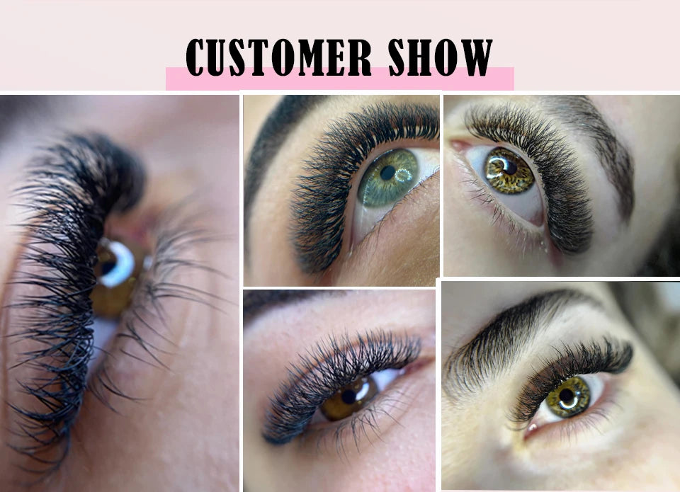 Befer Cilios YY/3D/4D/5D/6D W Shaped Fake Eyelashes Extension Technologic Fiber High Quality Soft Natural Professional
