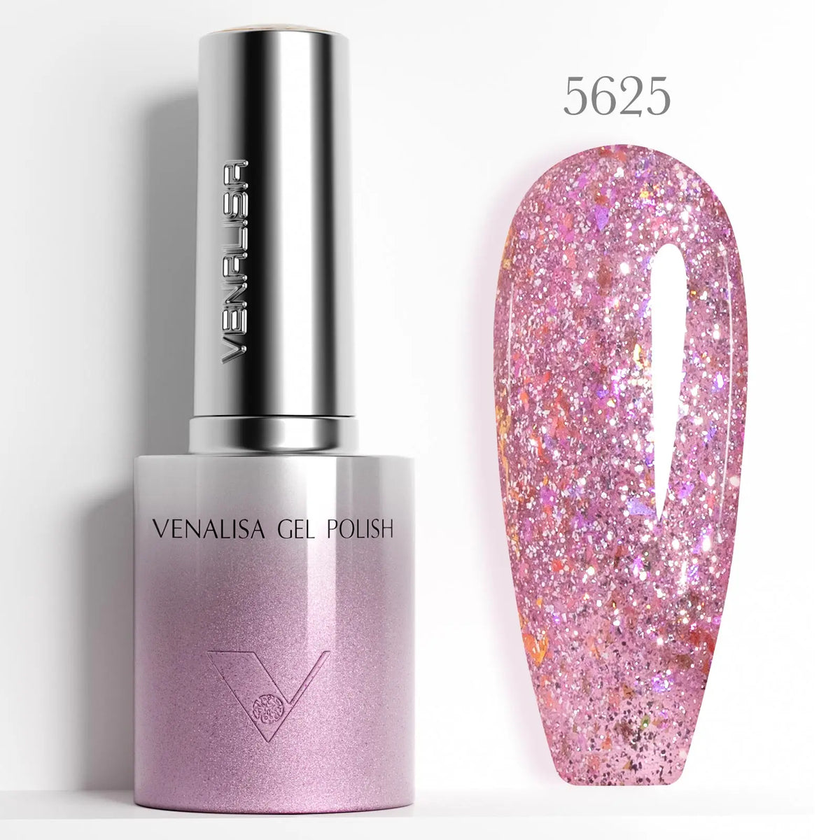 VENALISA 60 Colors TPO/HEMA FREE Glitter Gel Cat Eye Gel Nail Polish UV/LED Soak-Off Gel Polish Manicure DIY Nail Art Christmas