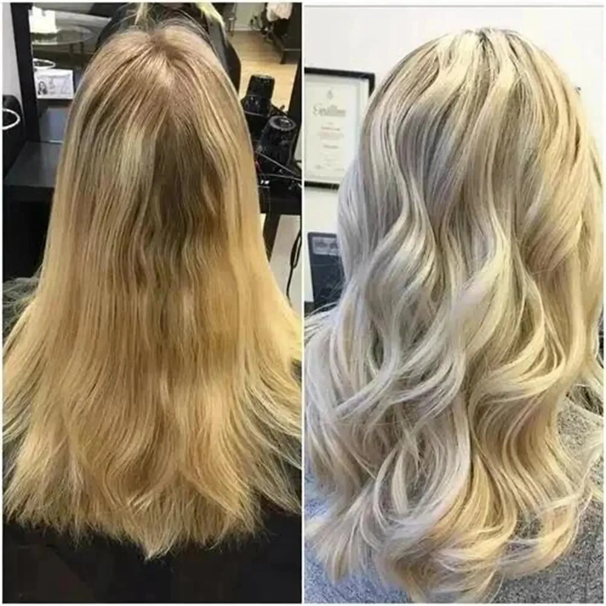 Gray Color Fixing Hair Dye Shampoo Cover Gray Hair Fade Yellow After Bleach Hair Shampoo Non-irritating Purple Shampoo Blonde
