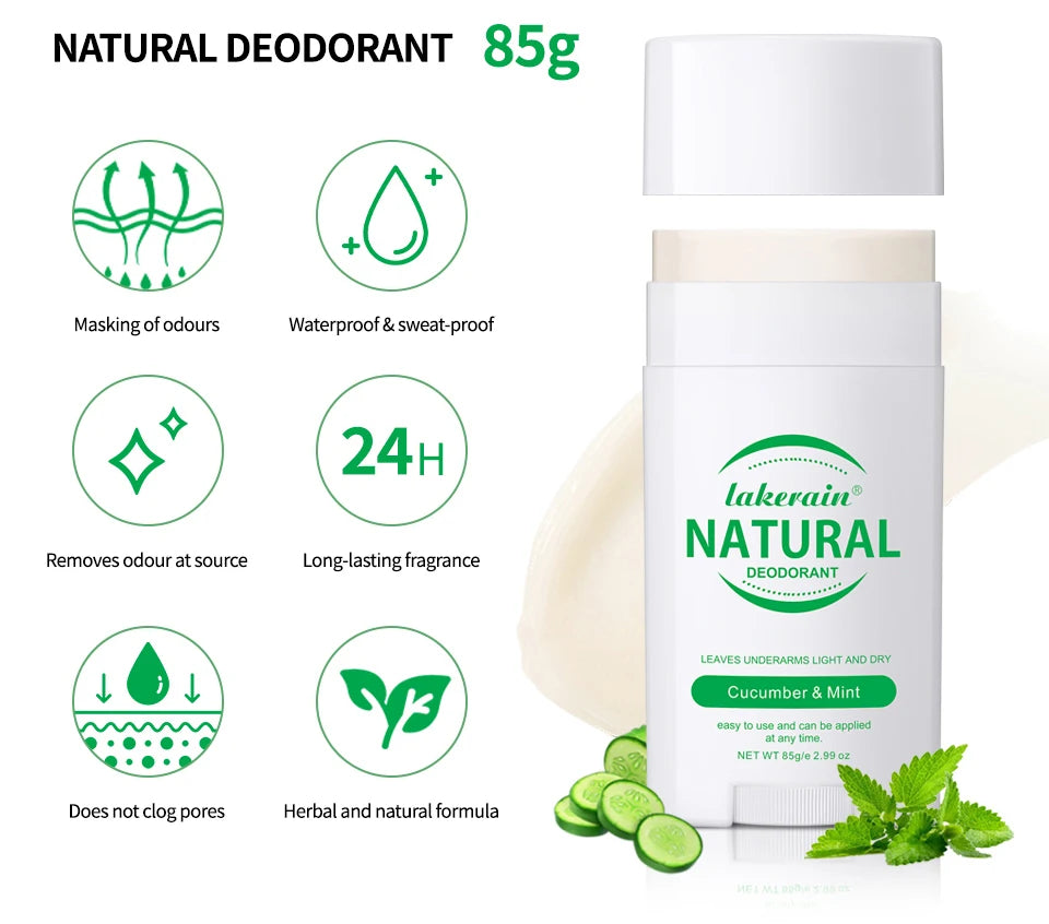 Natural Deodorant Long-lasting Fragrance Eliminate Odors Natural Plant Components Smells Fresh Fragrant Deodorant For Men Women